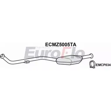 Катализатор EUROFLO ECMZ5005TA C0B RT 4348985 2SD6KR изображение 0