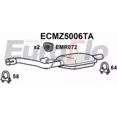 Катализатор EUROFLO 4348987 H0MI6 HY0 6BX8 ECMZ5006TA изображение 0
