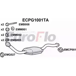 Катализатор EUROFLO JNPJ LXU ECPG1001TA V14NTC4 4349011 изображение 0