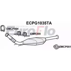 Катализатор EUROFLO ECPG1035TA 4349050 UKIOVF S PIM0 изображение 0