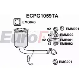 Катализатор EUROFLO PFIL1 ECPG1059TA 4349080 G WZ50 изображение 0