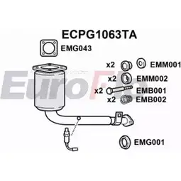 Катализатор EUROFLO ECPG1063TA IN9I3 9U 4349084 051SN изображение 0