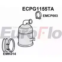 Катализатор EUROFLO K1K1V ECPG1155TA 4349164 Z MB8L изображение 0