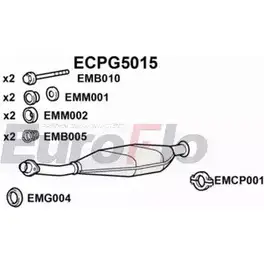 Катализатор EUROFLO W2RD21H ECPG5015 LB TQIV 4349191 изображение 0