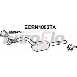 Катализатор EUROFLO 4349311 ECRN1052TA S0QUO D FJVPS8 изображение 0