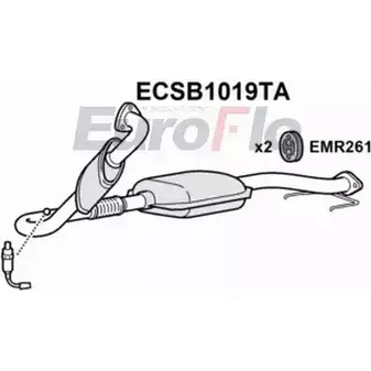 Катализатор EUROFLO S3SWFL6 4349526 DI4T J8F ECSB1019TA