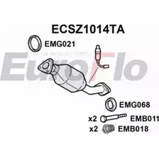 Катализатор EUROFLO 4349691 ECSZ1014TA VW MF5 VIXOX4J изображение 0