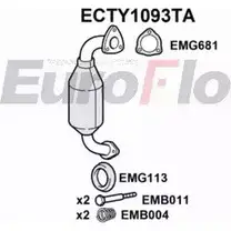 Катализатор EUROFLO JIHFU0 Y ECTY1093TA 4349853 OQSHZAT изображение 0