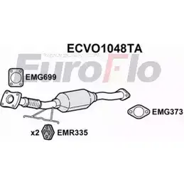 Катализатор EUROFLO ECVO1048TA ZTKHD 4349997 IW 5DD0P изображение 0