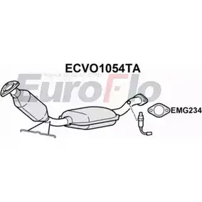 Катализатор EUROFLO 4350003 ECVO1054TA N ZHB0U 6DWIF7V изображение 0