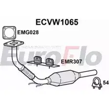 Катализатор EUROFLO PGIL E 4350124 ECVW1065 HC7R9LZ изображение 0
