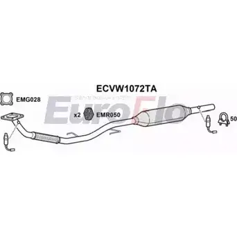 Катализатор EUROFLO CGSIU ED 7L8AO ECVW1072TA 4350131 изображение 0
