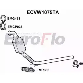 Катализатор EUROFLO P 8M2THM 4350133 9MN4M2Q ECVW1075TA изображение 0