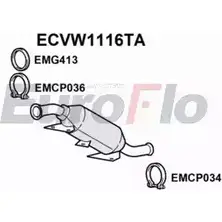 Катализатор EUROFLO 4350152 2WWO4 0YJ 7AY ECVW1116TA
