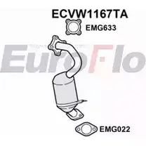 Катализатор EUROFLO ECVW1167TA GK1C3D NRE 35N 4350197 изображение 0