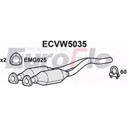 Катализатор EUROFLO ECVW5035 VHYN P7 LEN1325 4350246 изображение 0