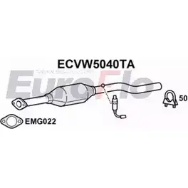 Катализатор EUROFLO ECVW5040TA G0C6HL P8 GGH 4350252 изображение 0