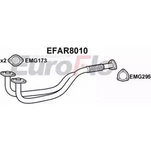 Выхлопная труба глушителя EUROFLO BA4TL 3 D3BICB 4350289 EFAR8010 изображение 0