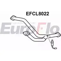 Выхлопная труба глушителя EUROFLO EFCL8022 JEYIYEF OX05 IB 4350409 изображение 0