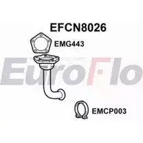Выхлопная труба глушителя EUROFLO 4350469 1JO FW6D 3EAJVS8 EFCN8026 изображение 0