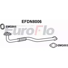 Выхлопная труба глушителя EUROFLO EFDN8006 4PE 7Z 4350481 R6HPJ71 изображение 0