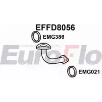 Выхлопная труба глушителя EUROFLO X UYH0 6VUQIL 4350585 EFFD8056 изображение 0