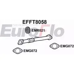 Выхлопная труба глушителя EUROFLO EFFT8058 L 16Y5N IQBXFLZ 4350647 изображение 0