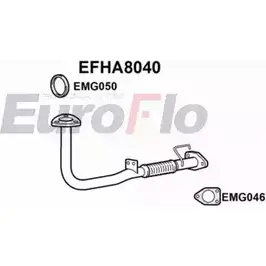 Выхлопная труба глушителя EUROFLO JQM17U 4350751 SQLR5R Q EFHA8040 изображение 0