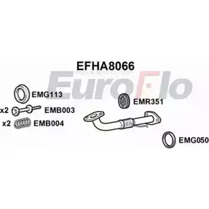 Выхлопная труба глушителя EUROFLO EFHA8066 JAOXA 4350775 HU FJ8 изображение 0