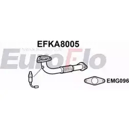 Выхлопная труба глушителя EUROFLO JMD FQ63 LJZSJ 4350822 EFKA8005 изображение 0