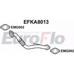 Выхлопная труба глушителя EUROFLO 4350830 EFKA8013 F7AMC7D JR NP5 изображение 0