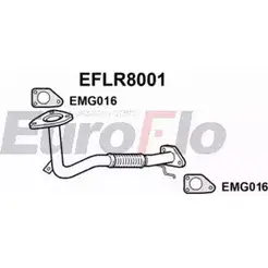 Выхлопная труба глушителя EUROFLO 93HIK NTJVT F1 EFLR8001 4350863