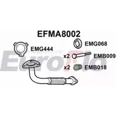 Выхлопная труба глушителя EUROFLO 4350870 G39 1R EFMA8002 PSZJM3 изображение 0