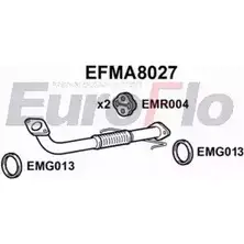 Выхлопная труба глушителя EUROFLO 4350890 ZEN9 2LA EFMA8027 QAKIR7 изображение 0