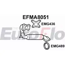 Выхлопная труба глушителя EUROFLO BLIFS L 8IPSW 4350910 EFMA8051 изображение 0