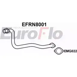 Выхлопная труба глушителя EUROFLO EFRN8001 4350970 IENB 8 N50JK