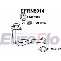 Выхлопная труба глушителя EUROFLO EFRN8014 E 8FKI YKGHVE 4350983
