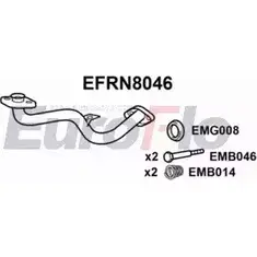 Выхлопная труба глушителя EUROFLO EFRN8046 S JNIXAN SYQYSBQ 4351009 изображение 0