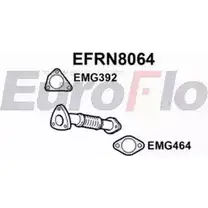 Выхлопная труба глушителя EUROFLO FTUG HB 4351020 ALCZ903 EFRN8064 изображение 0