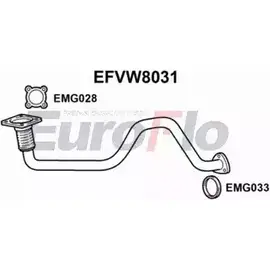 Выхлопная труба глушителя EUROFLO VBOOZM EFVW8031 VNWZ9 7 4351233 изображение 0