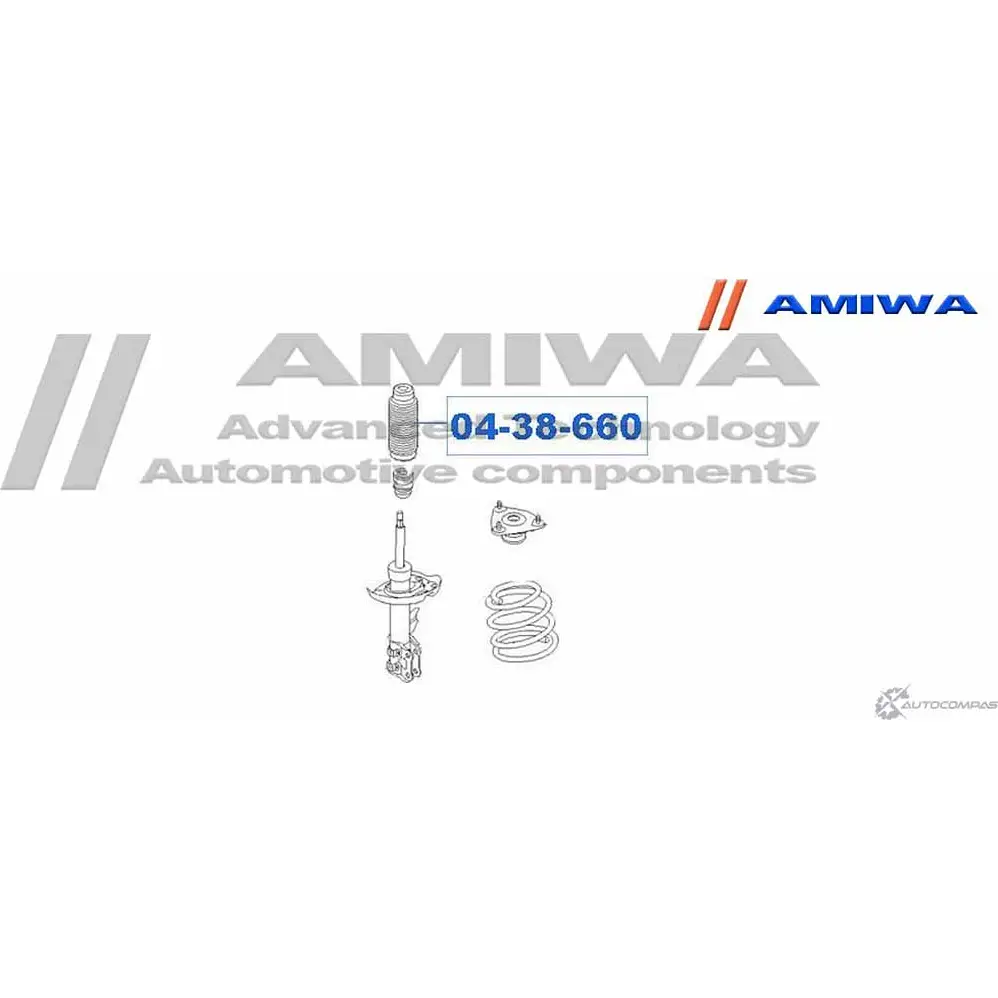 Пыльник переднего амортизатора AMIWA U1I4KJN 1422491036 UTI FKD 04-38-660 изображение 1
