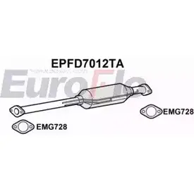 Сажевый фильтр ОГ EUROFLO DC V77I ESLMH 4352602 EPFD7012TA