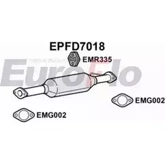Сажевый фильтр ОГ EUROFLO EPFD7018 K2MLR2O 5O0 BQM 4352608