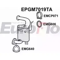 Сажевый фильтр ОГ EUROFLO 5SUW1 KK JIOLA EPGM7019TA 4352643