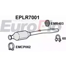 Сажевый фильтр ОГ EUROFLO EPLR7001 4352680 JN3FUR8 VSW E8Q изображение 0