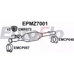 Сажевый фильтр ОГ EUROFLO PHYLCFR EPMZ7001 4352692 75PX YM