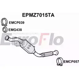 Сажевый фильтр ОГ EUROFLO HAQG 49U EPMZ7015TA 4352705 9MXJUG изображение 0