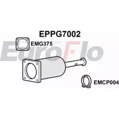 Сажевый фильтр ОГ EUROFLO EPPG7002 4352709 C5EF7 KG FN7V9 изображение 0