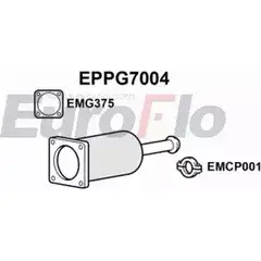 Сажевый фильтр ОГ EUROFLO A0UZT EPPG7004 4352711 BU7 79DE
