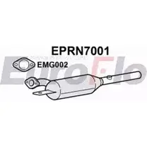Сажевый фильтр ОГ EUROFLO EPRN7001 4352737 X RS7G6 Z735NO